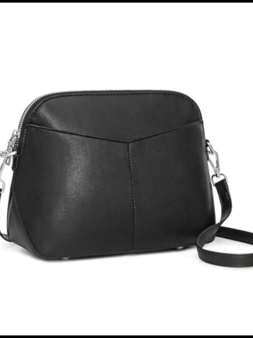 Small Crossbody Bag Vegan Leather Multi Compartment Travel Purse